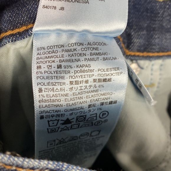 Levi's Wedgie Icon Fit Salsa Dark Stone Skinny - Size 18W - Picture 16 of 16